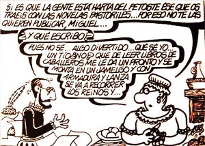 Viñeta de Forges y Cervantes